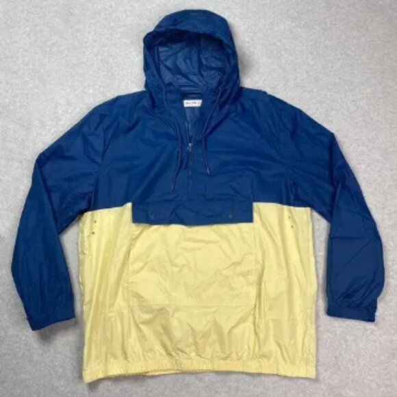 Line of Trade Mens XXL Nylon Pullover Hooded Windbreaker Jacket 2XL - Picture 1 of 6